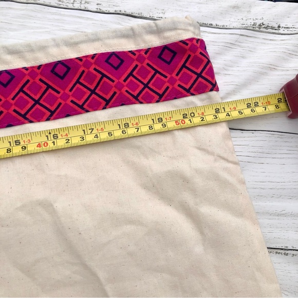 Tory Burch Large Dust Bag Cover Tan Pink - Picture 3 of 5